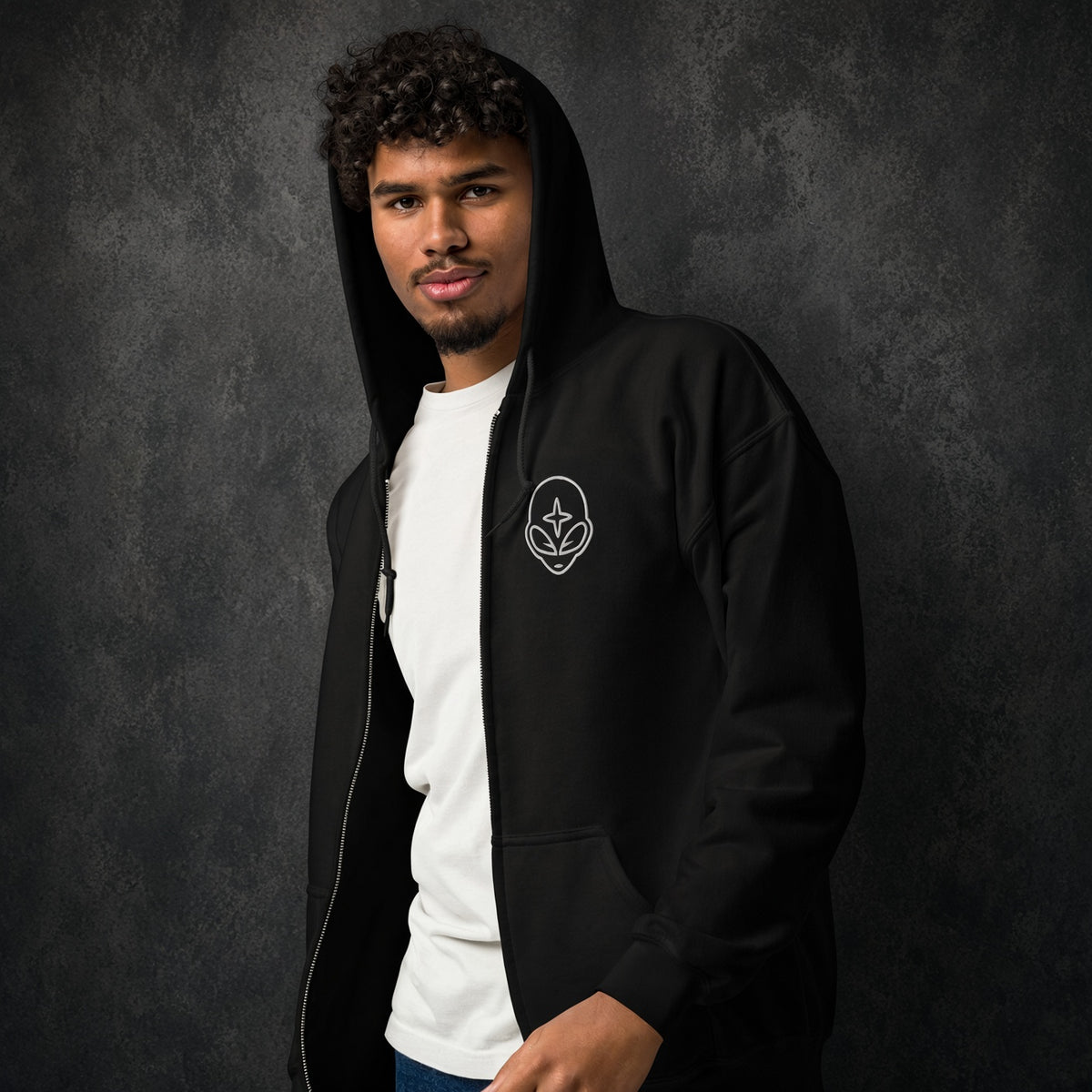 Sweat à capuche Alien, polaire unisexe